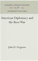 American Diplomacy and the Boer War