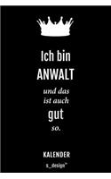 Kalender für Anwälte / Anwalt / Anwältin