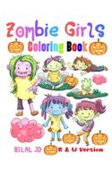 Zombie Girls Coloring Book