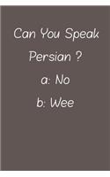 Can You Speak Persian
