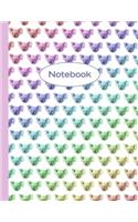 Koala Bear Rainbow Notebook