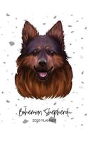 Bohemian Shepherd 2020 Planner: Dated Weekly Diary With To Do Notes & Dog Quotes