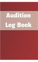 Audition Log Book