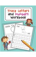 Trace Letters and Numbers Workbook