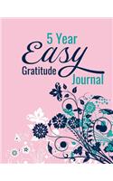 5 Year Easy Gratitude Journal