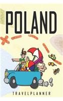 Poland Travelplanner: Travel Diary for Poland. A logbook with important pre-made pages and many free sites for your travel memories. For a present, notebook or as a parti