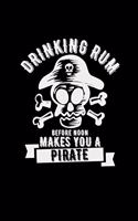 Drinking rum pirate