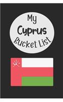My Cyprus Bucket List: Novelty Bucket List Themed Notebook