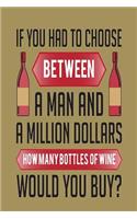If You Had to Choose Between a Man and a Million Dollars: Pocket Planner October 2018 - December 2019 Daily Weekly Monthly Calendar Organizer