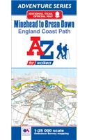 England Coast Path Minehead to Brean Adventure Map