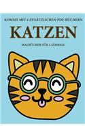 Malbücher für 2-Jährige (Katzen): Dieses Buch enthält 40 farbige Seiten mit extra dicken Linien, mit denen die Frustration verringert und das Selbstvertrauen gestärkt werden soll. Di(15 Malbücher Für 2-Jährige)