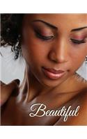 Beautiful: Discreet Internet Website Password Logbook, Large Print Book, 8 1/2" X 11"