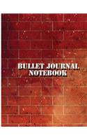 Bullet Journal Notebook: Block & Brick Wall Background Cover: Bullet Journal Notebook for Journaling, Doodling, Creative Writing, School Notes, and Capturing Ideas, Composit