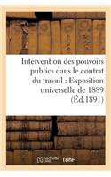 Congrès de l'Intervention Des Pouvoirs Publics Dans Le Contrat Du Travail