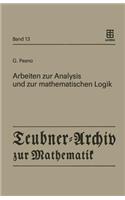 Arbeiten zur Analysis und zur mathematischen Logik