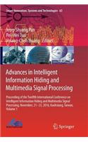 Advances in Intelligent Information Hiding and Multimedia Signal Processing