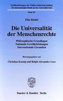 Die Universalitat Der Menschenrechte