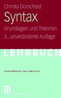 Syntax: Grundlagen Und Theorien