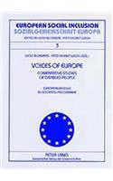 Voices of Europe- Comparative Studies of Disabled People- Stimmen Europas- Vergleichsstudien Von Selbsteinschaetzungen Behinderter Menschen