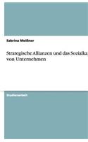 Strategische Allianzen und das Sozialkapitel von Unternehmen