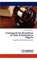 Framework for Divestiture of State Enterprises in Nigeria