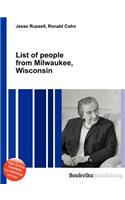 List of People from Milwaukee, Wisconsin
