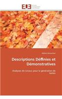 Descriptions Dé Nies Et Démonstratives