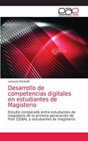 Desarrollo de competencias digitales en estudiantes de Magisterio