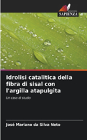 Idrolisi catalitica della fibra di sisal con l'argilla atapulgita