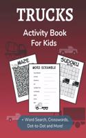 Trucks Activity Book for Kids