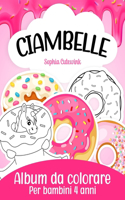 Ciambelle Album da Colorare per Bambini