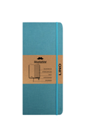 Moustachine Classic Linen Medium Ocean Water Blue Squared Hardcover