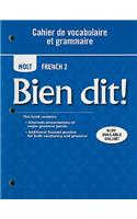 Cahier de Vocabulaire Et Grammaire Level 2