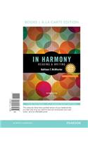 In Harmony: Reading and Writing Skills, Books a la Carte Edition, MLA Update Edition