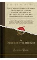 Johann Andreas Naumann's, Mehrerer Gelehrten Gesellschaften Mitgliede, Naturgeschichte Der Vögel Deutschlands, Nach Eigenen Erfahrungen Entworfen, Vol. 12: Durchaus Umgearbeitet, Systematisch Geordnet, Sehr Vermehrt, Vervollständigt, Und Mit, Getreu Nac