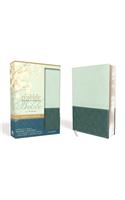 Real-Life Devotional Bible for Women-NIV-Compact: New International Version, Sea Glass/Caribbean Blue, Italian Duo-Tone, Insights for Everyday Life