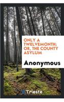 Only a Twelvemonth: Or, the County Asylum