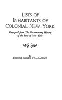 Lists of Inhabitants of Colonial New York