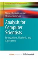 Analysis for Computer Scientists: (English)