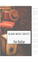 Blank Music Sheets for Guitar