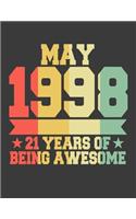 May 1998, 21 Years Of Being Awesome