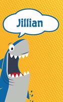 Jillian: Great White Shark Blank Comic Book Notebook Journal Book 120 Pages 6x9