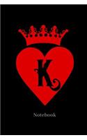 Notebook: Lined Journal for Playing Cards, Poker, Black Jack, Gambling and Card Game Fans - Paperback, Diary Gift for Men, Women and Children