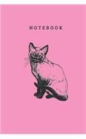 Cat Notebook: Blank Lined Notebook Cat Theme Cover