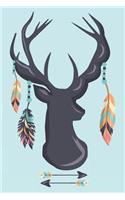 Boho Antler Notebook