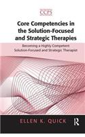 Core Competencies in the Solution-Focused and Strategic Therapies