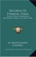 Records of Stirring Times