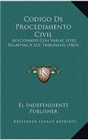 Codigo de Procedimiento Civil