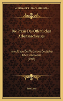 Die Praxis Des Offentlichen Arbeitsnachweises