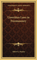 Unwritten Laws in Freemasonry